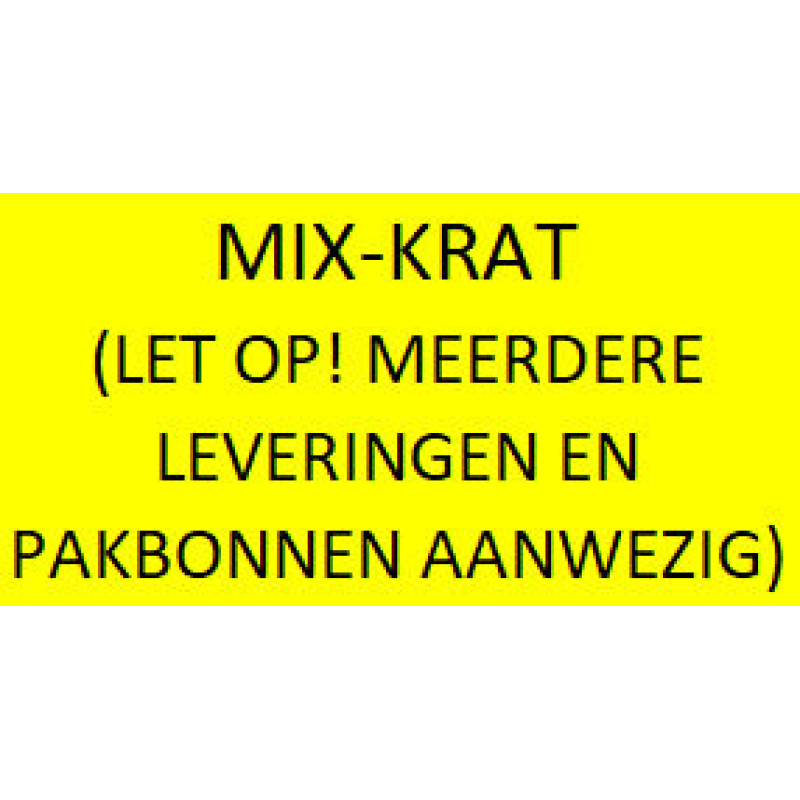 Etiket CDC Mix-krat (let op) (777013)